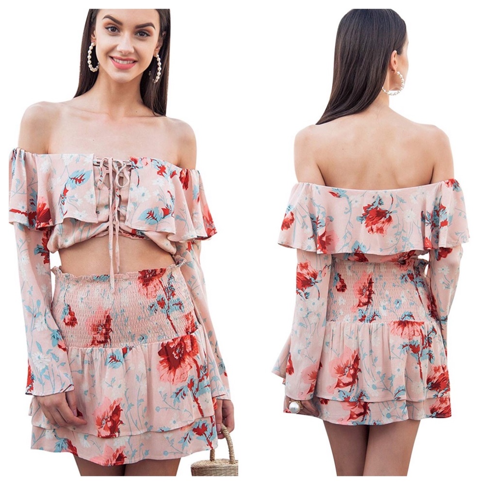 Matching Set - Floral NWT 2 Piece Dress OTS